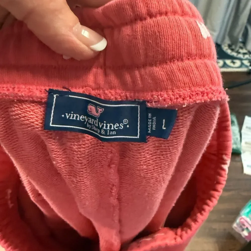 Vineyard Vines Red Shark Print Shorts